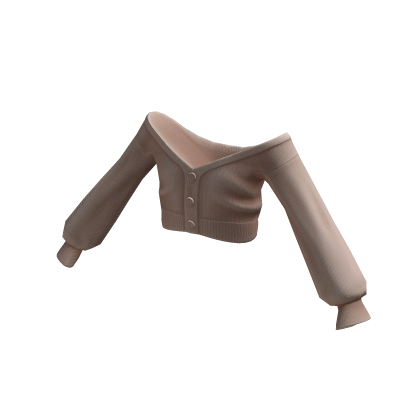 Lovely Off Shoulder Sweater - Cream