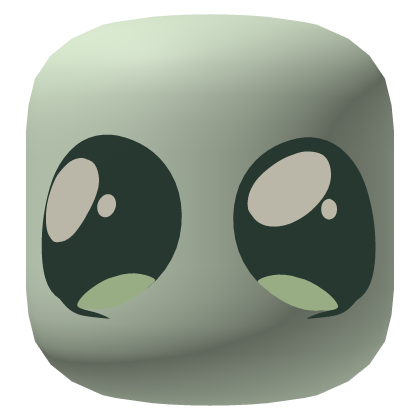 Mint Green Silly Eyes Face Roblox item