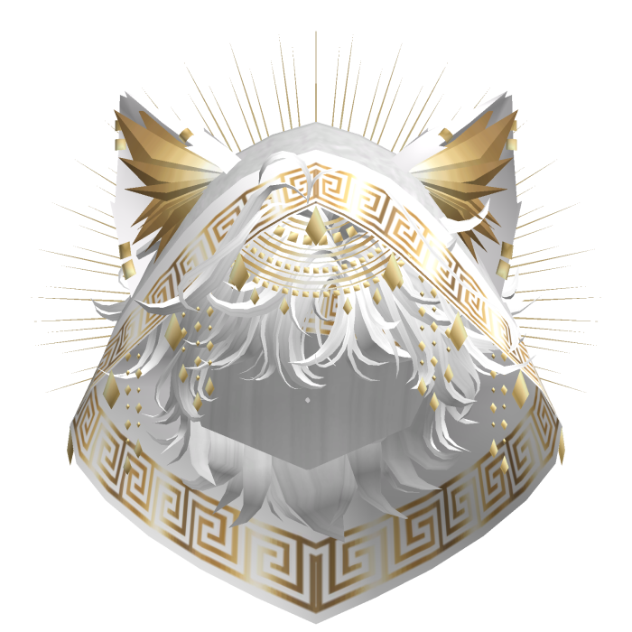 Egyptian Mullet w/ Divine Gold White Hood