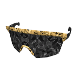 Sparkle Time Black Gold Visor V1