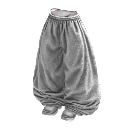Fade Balloon Sweatpants (White Pink)