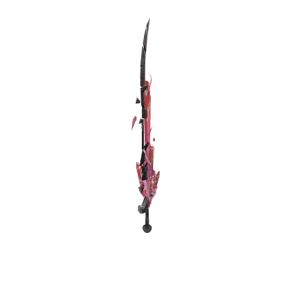crystal red sword with effect