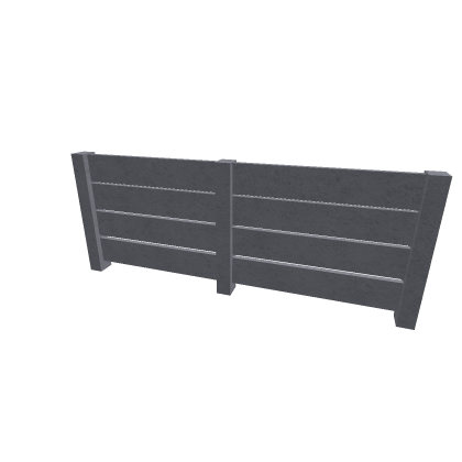 concrete fence