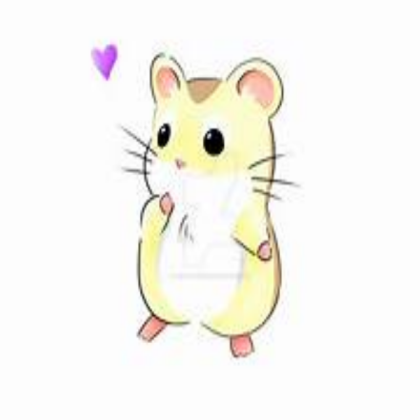 Hamster With Heart Roblox decal