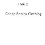 Thru x clothing