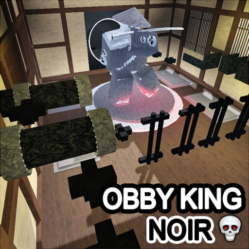 Obby King Noir! 💀 official Roblox game thumbnail