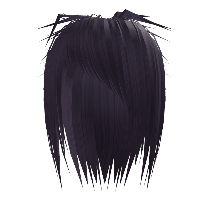 Messy Scene Spiky Emo Hair Purple
