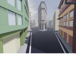 Escape the zombies in a city!
