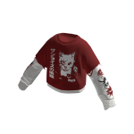 MJ - Double Longsleeve Red Neko