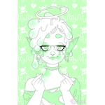 Green monster girls