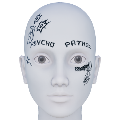 Gangster Style Face Tattoos