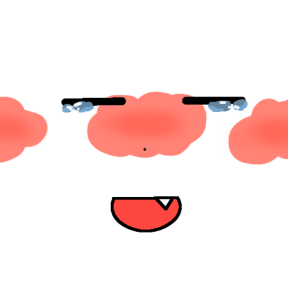 my hand made face !! Roblox decal