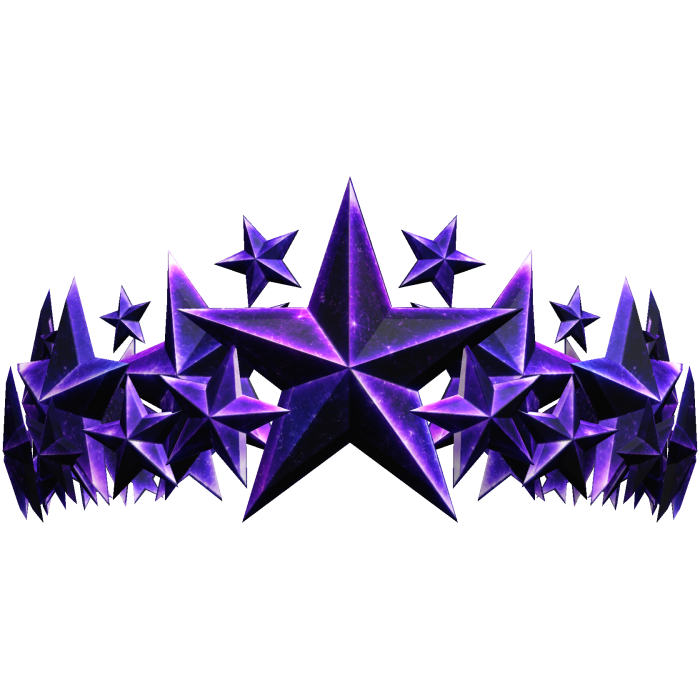Galaxy Grunge Star Crown