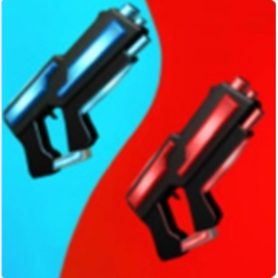 Blue vs Red Gun Battle!