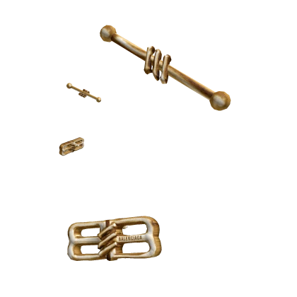 BB ICON EARRINGS IN GOLD | Roblox Item - Rolimon's