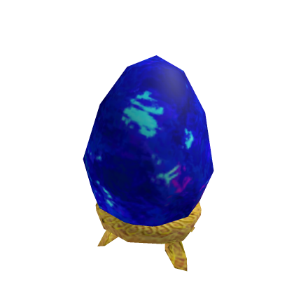 Blue Jeweled Faberge Egg