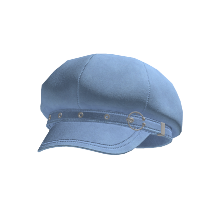 Goth Style Dark Blue Pastel Hat