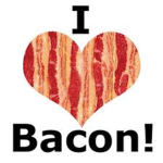 i really really really love eating bacon