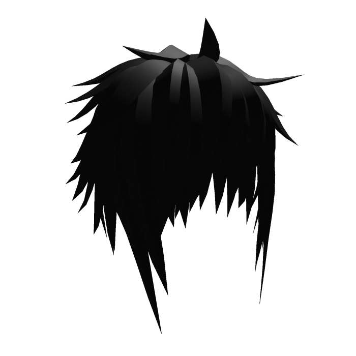 black emo anime spiky vkei hair
