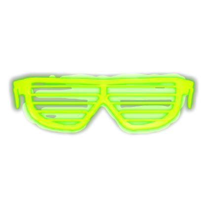 [Emissive] y2k Neon Retro Shades green Roblox item