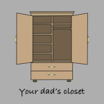 Your dad’s closet