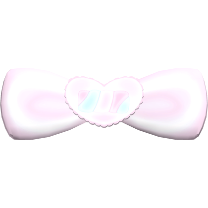 🍬 cutesy marshmallow bow Roblox item