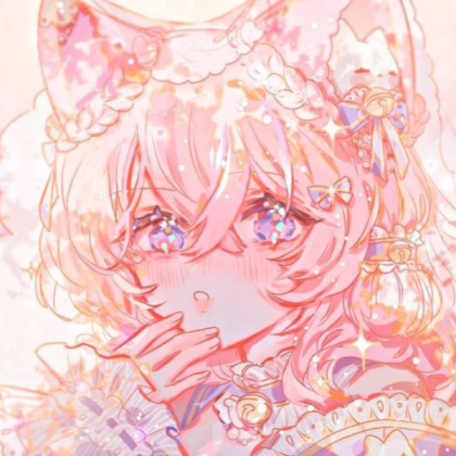 Aesthetic | Anime girl | Pastel | Kawaii | Wolf Roblox decal