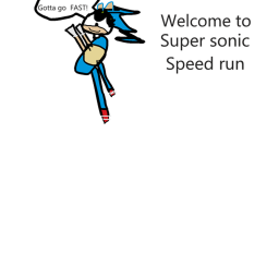 Super Sonic Speed Run