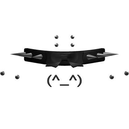 🖤 ^_^ spike choker dermal piercings black