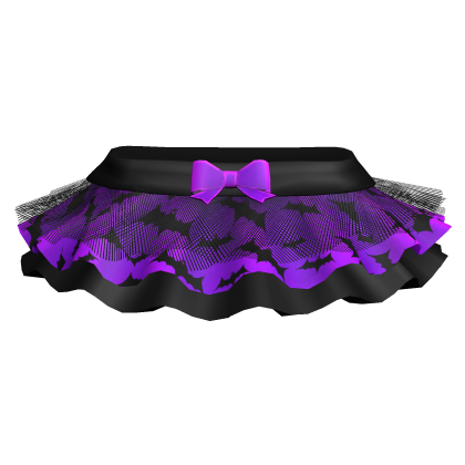 Halloween Witch Purple Skirt w/ Bats Tulle [3.0]