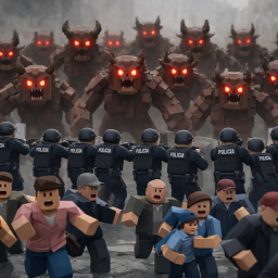 Escape from the monster