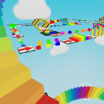 Easy rainbow obby