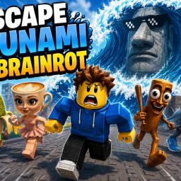 ESCAPE TSUNAMI FOR BRAINROTS MODDED!