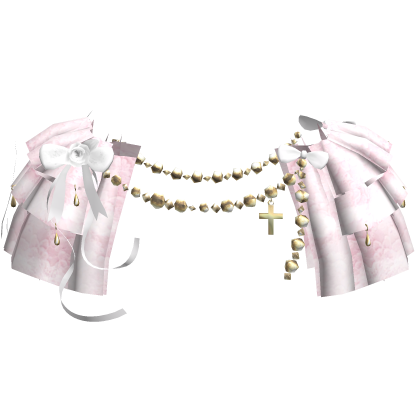 Pink  Victorian Lace Ribbon Dress