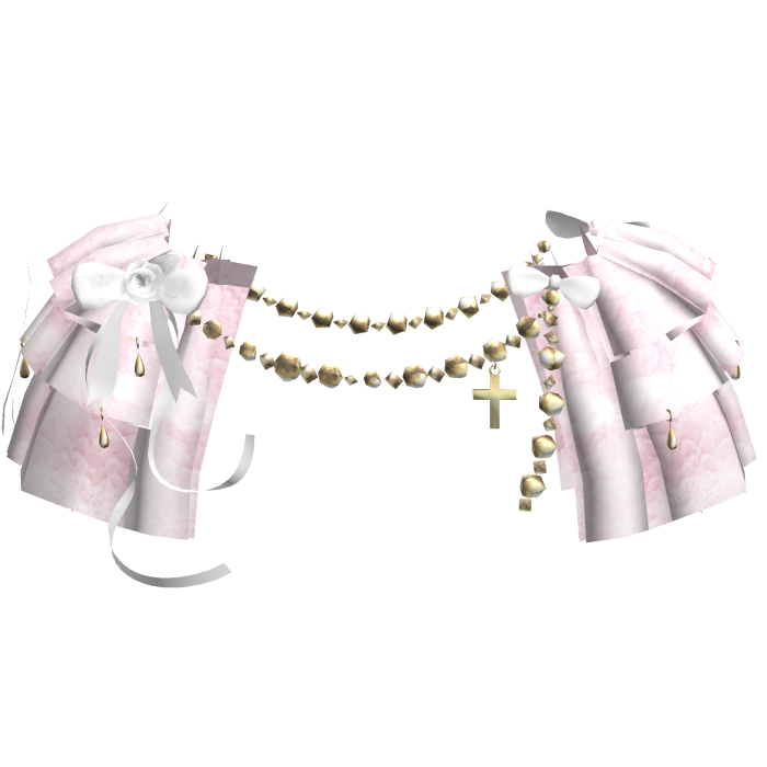 Pink  Victorian Lace Ribbon Dress