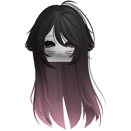Black & Pink Hair Shy Moe Com Cat Girl Roblox item