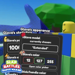 slap battles: glove maker