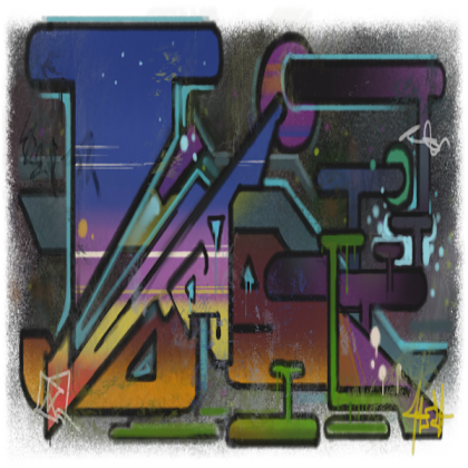 The Division - Gradient Graffiti  Roblox decal