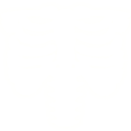 emissive glowing white skeleton spine 