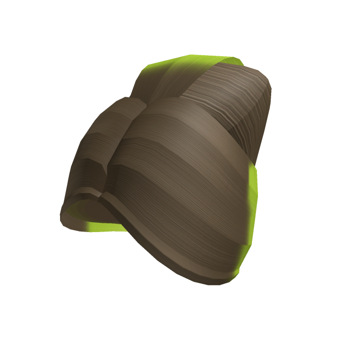 Green & Brown Sculpted Beehive Hair