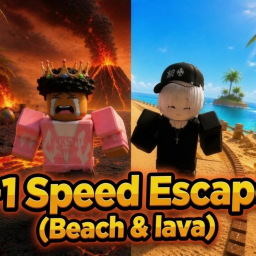 [🏝🌋]+1 Speed Escape | Beach & lava