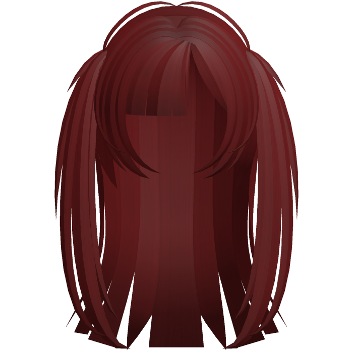 emo vkei moe vamp long choppy hair red