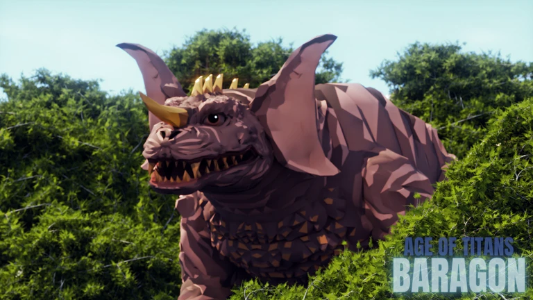 Baragon + Swimming!