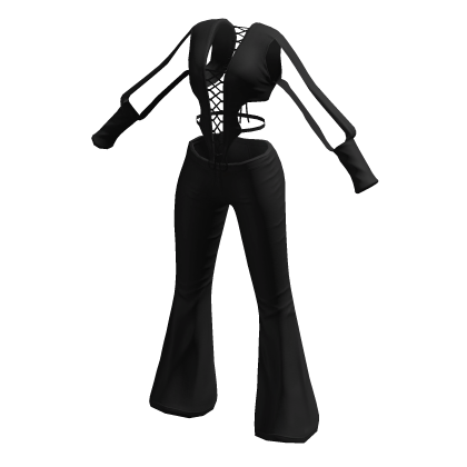 aprelle Y2k Long Sleeved Bodysuit Black