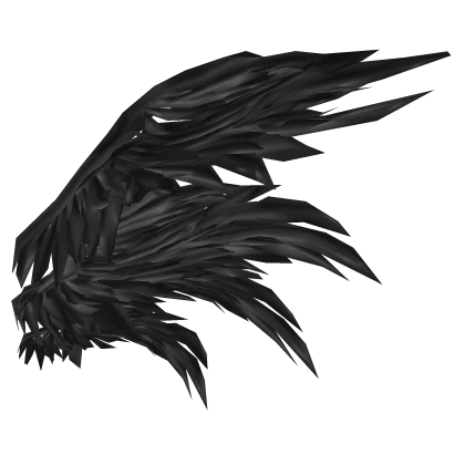Left Black Seraphim Angel Wing | Roblox Item - Rolimon's
