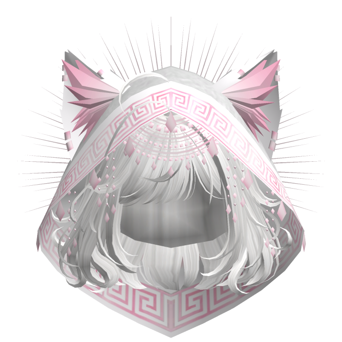 Egyptian Bob w/ Divine Pink White Hood