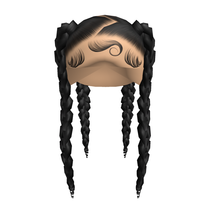 Zig Zag Part Jumbo Braids [Black]