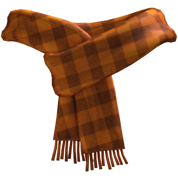 Halloween Striped Knit Scarf