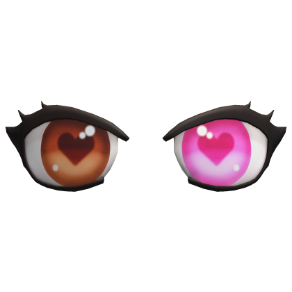 Heterochromia Chibi Eyes [Brown & Pink]