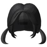 ꒰ ♡ ꒱ Twin Baby Pigtails (Black)